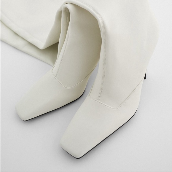 ecru boots zara
